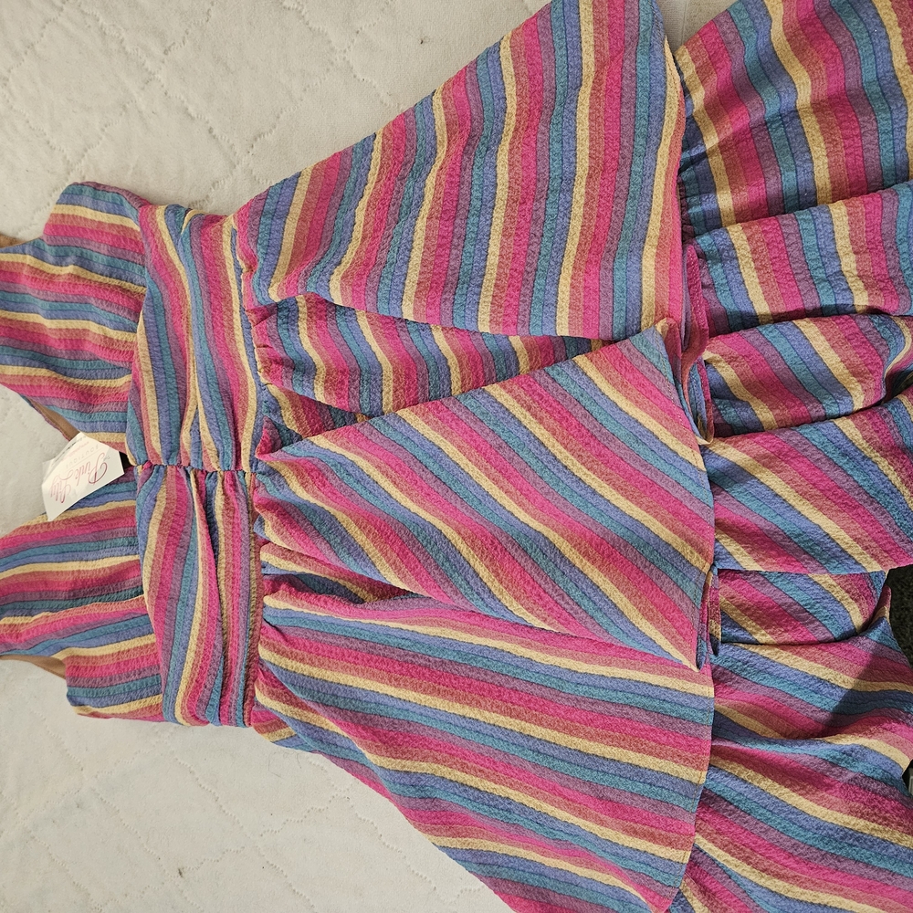 Colorful Striped Dress